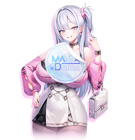 Official full-length character illustration of Victoria from MAke Drama MAD